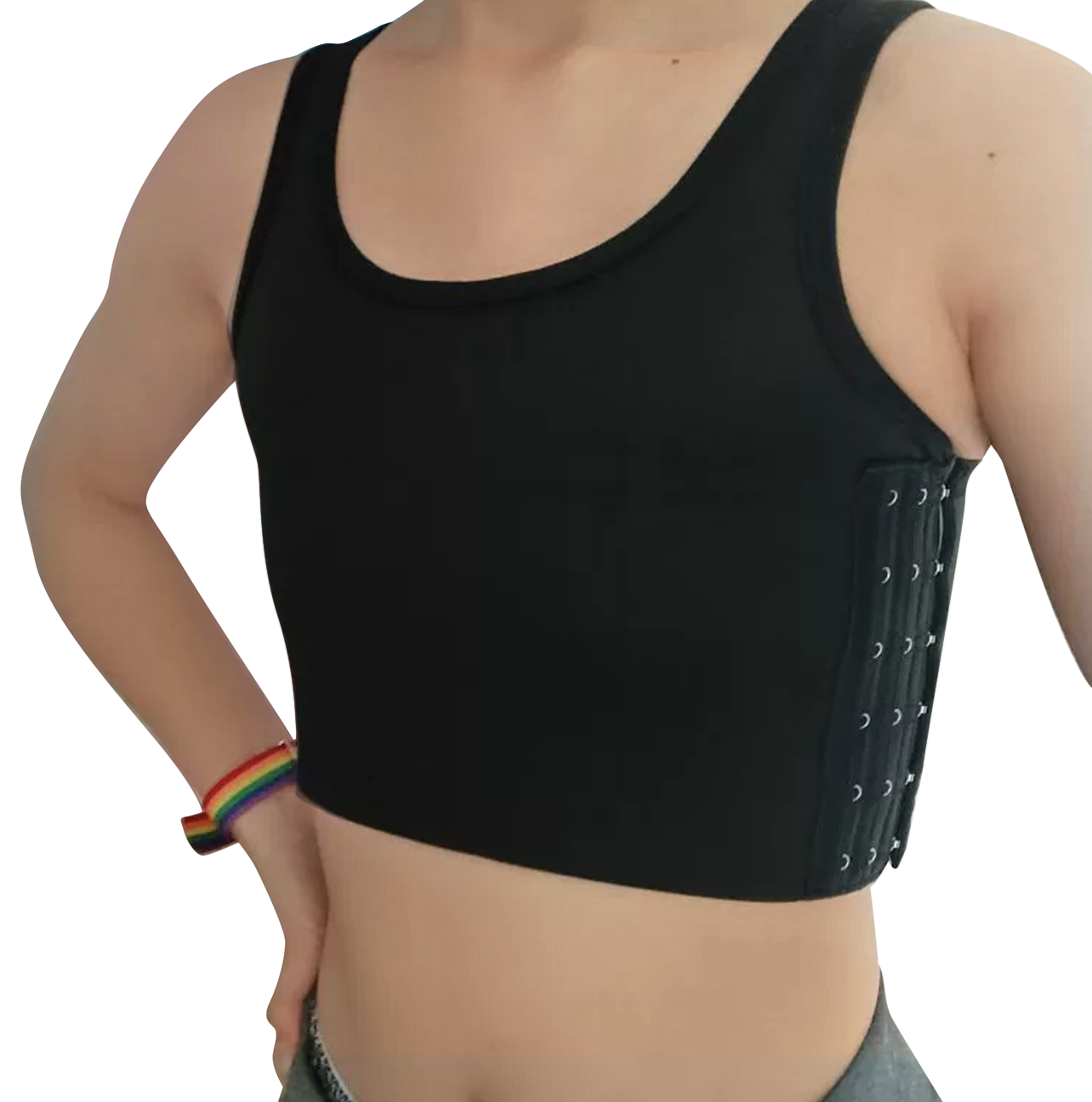 CORSET BINDER - BLACK