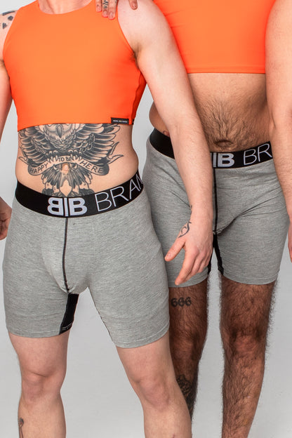 2 PAIRS FTM PACKING UNDERWEAR - GREY