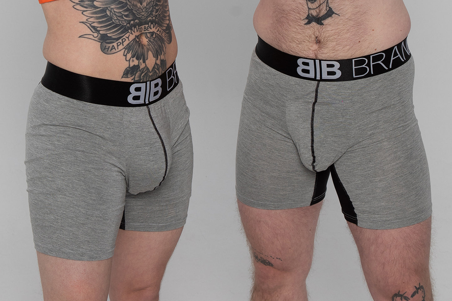 2 PAIRS FTM PACKING UNDERWEAR - GREY