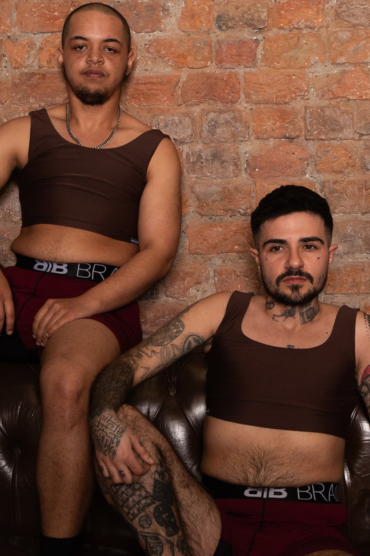 ACTIVE COMPRESSION TOP - COFFEE